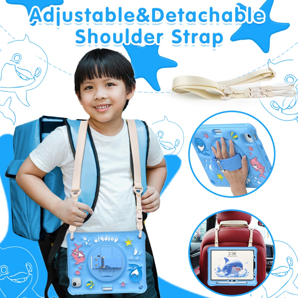 iPad Mini A17Pro Mini6 Çocukla - Cute Cartoon Wrist Strap Silicone Case incelemesi ve fiyatı
