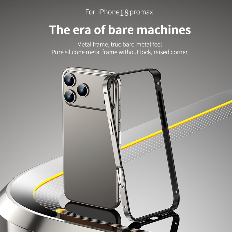 iPhone 18 17 Pro Max Air için  - Metal Bumper Aluminum Frame Case incelemesi ve fiyatı