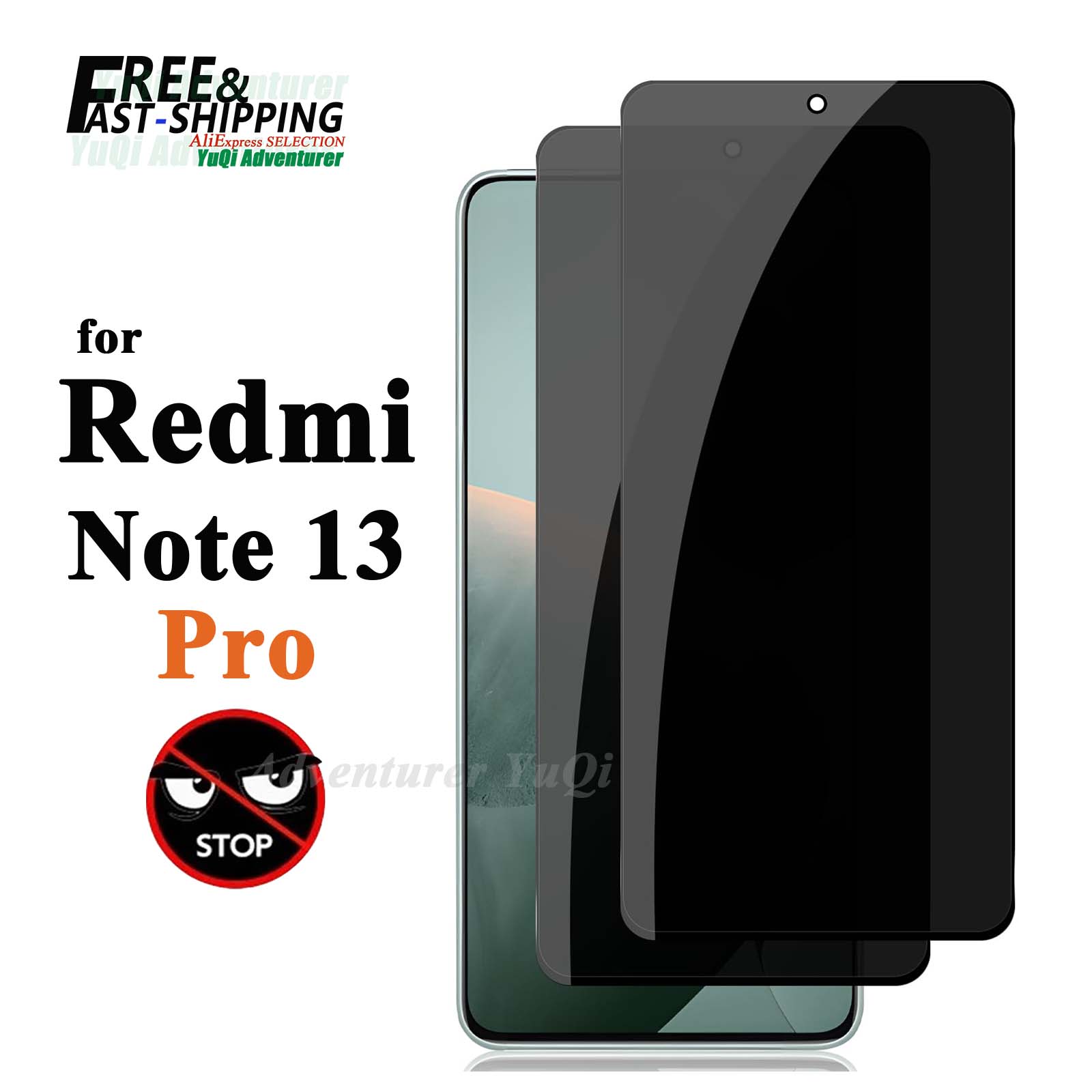 Redmi Note 13 Pro 4G 5G için A - Anti Spy Privacy Glass Case incelemesi ve fiyatı
