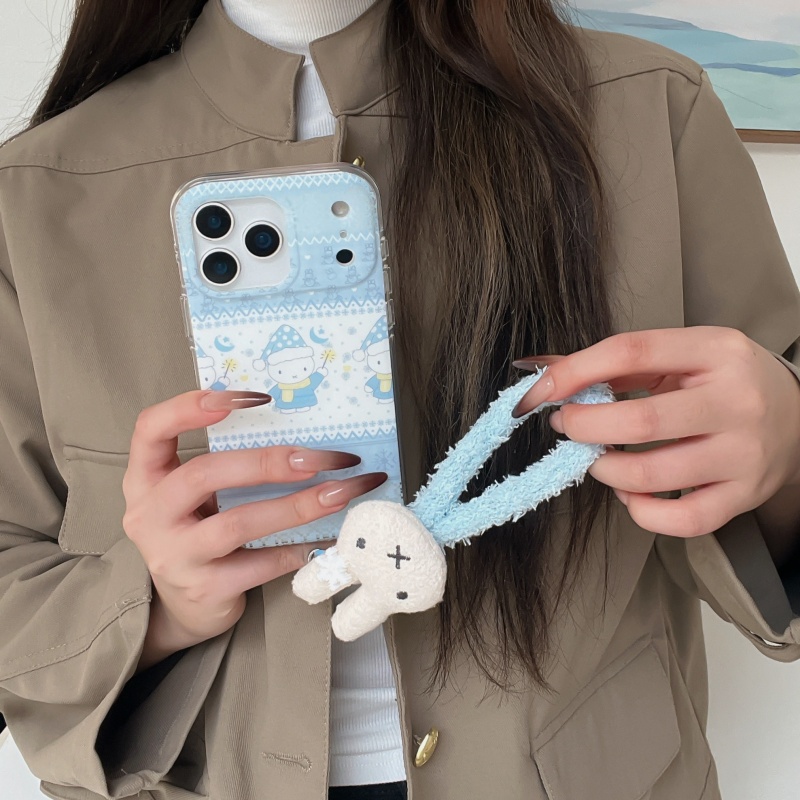 Sevimli kışlık puantiyeli şapk - Cute Cartoon Wrist Strap Silicone Case incelemesi ve fiyatı