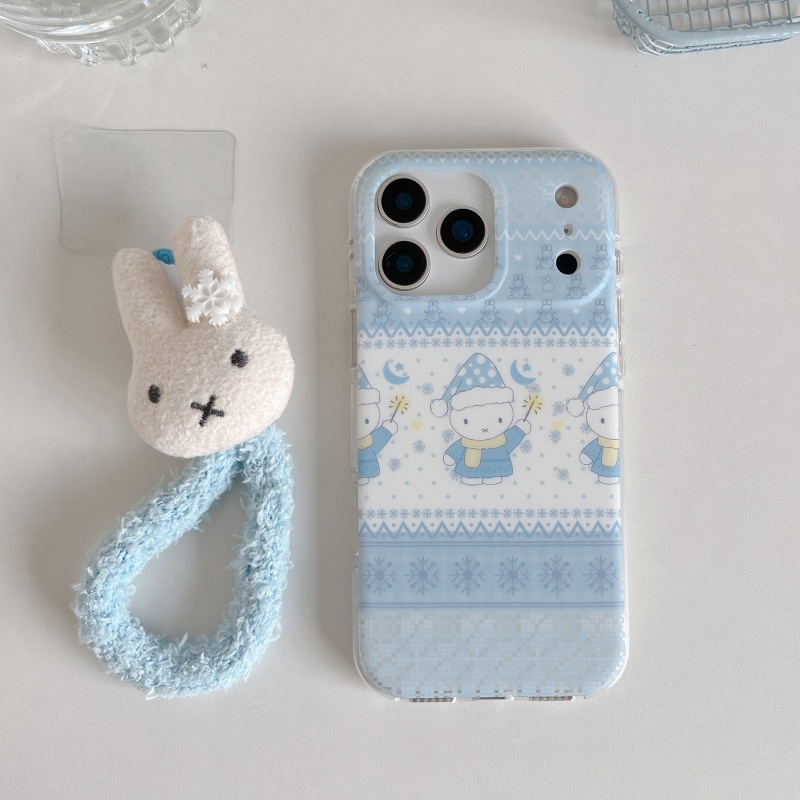Sevimli kışlık puantiyeli şapk - Cute Cartoon Wrist Strap Silicone Case incelemesi ve fiyatı