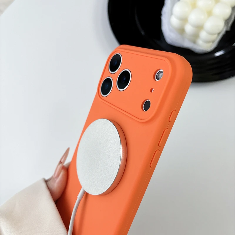 Magsafe iPhone 17 Pro Max için - Liquid Silicone Magnetic Phone Case incelemesi ve fiyatı