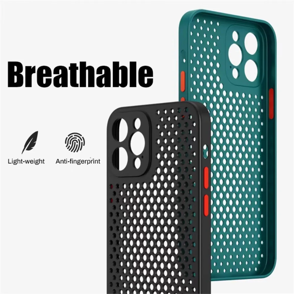 Isı dağılımı soğutma telefon k - Heat Dissipation Mesh Breathable Case incelemesi ve fiyatı