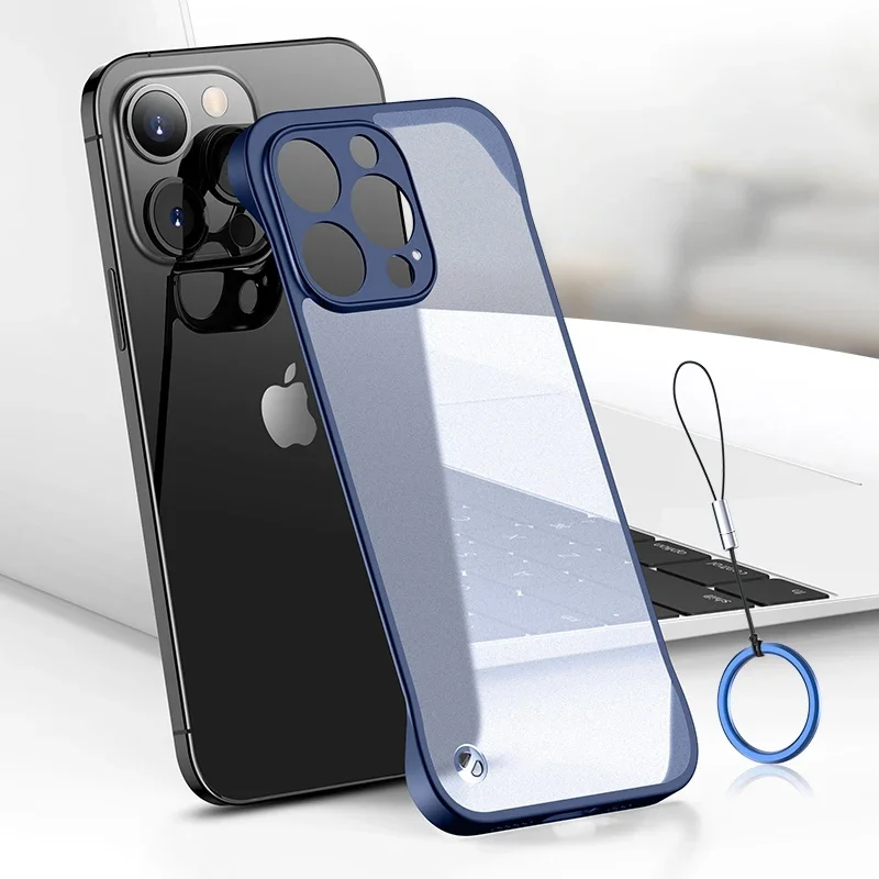 Iphone 16 15 14 Pro Max için U - Ultra Thin Frameless Phone Cover incelemesi ve fiyatı