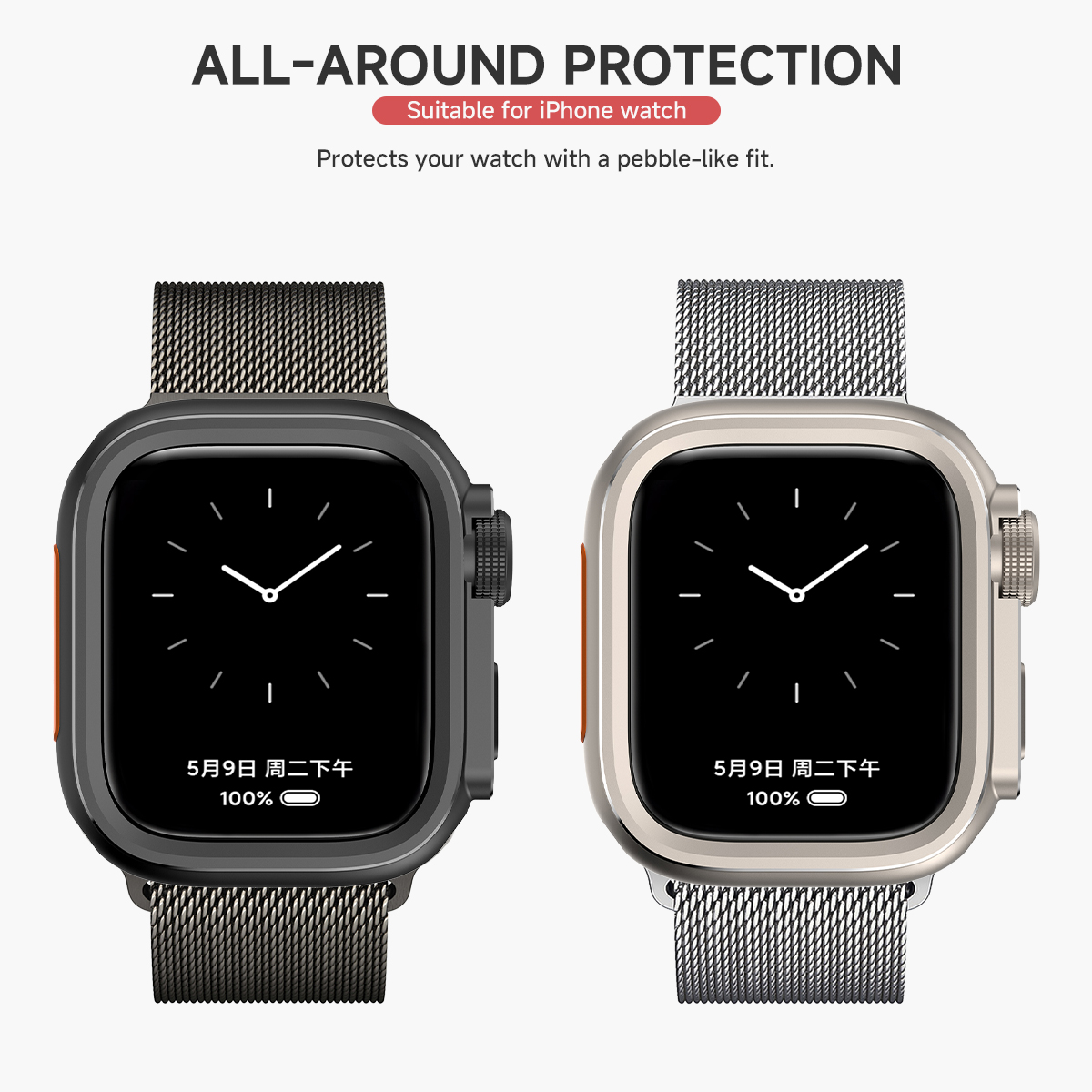 Apple Watch Ultra 3/2 49mm ser - Metal Bumper Aluminum Frame Case incelemesi ve fiyatı