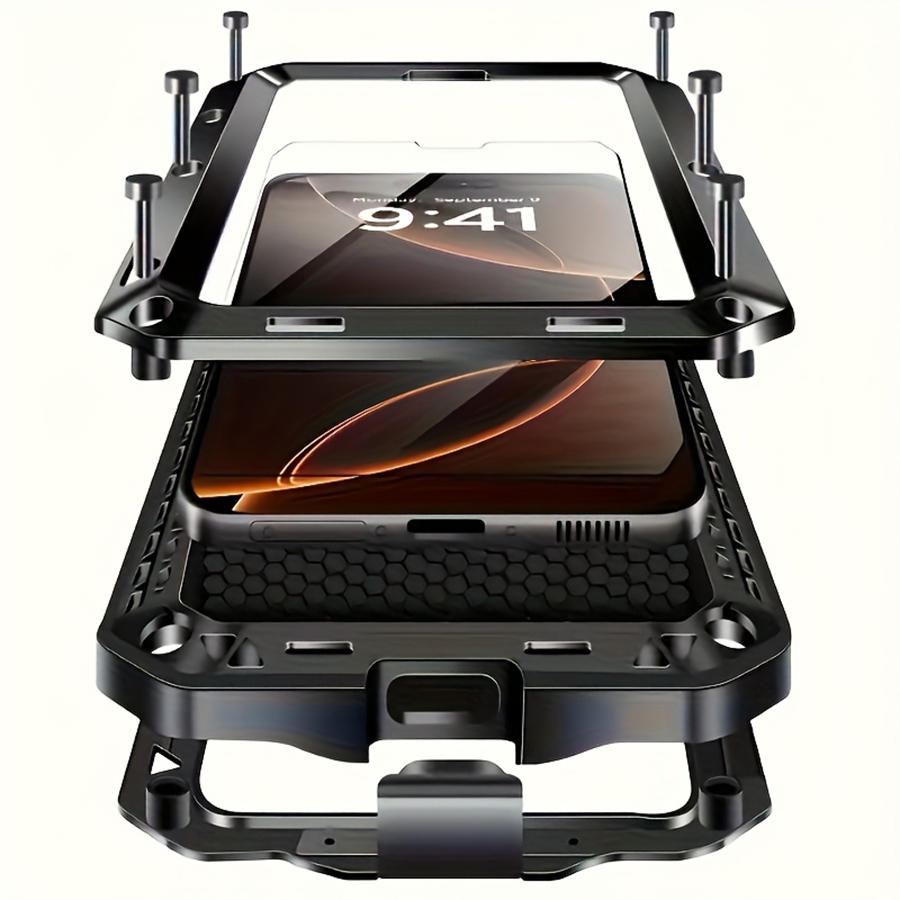 Ağır Hizmet Tipi Metal Zırhlı  - Heavy Duty 360 Full Body Protective Case incelemesi ve fiyatı